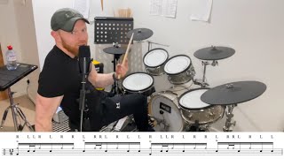 Drag Paradiddle Drum Groove