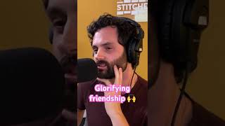 Penn Badgley and ALOK on friendship and masculinity ✨ #shorts