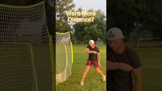 Disc Golf Tip for Distance! #discgolf #shorts