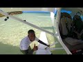 mauritius underwater waterfall sightseeing flight 4k