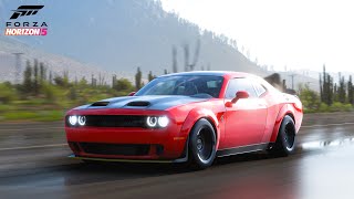 Forza Horizon 5 - Dodge Challenger SRT Super Stock Gameplay