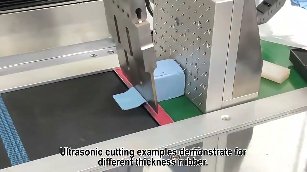 20Khz 40Khz Ultrasonic Rubber Cutting Equipment - YouTube