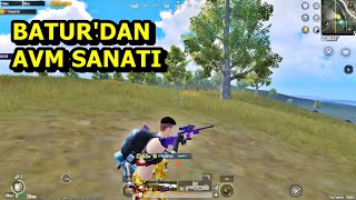 BATUR'DAN AVM SANATI ! EFSANE MAÇ SOLO SQUAD PUBG MOBİLE