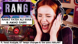 Vocal Coach Reacts to 'RANG' Coke Studio (Rahat Fateh Ali Khan & Amjad Sabri)