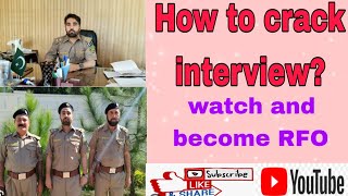 RFO past interview questions