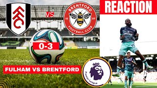 Fulham vs Brentford 0-3 Live Stream Premier league Football EPL Match Commentary Score Highlights