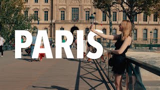 Palais-Royal To Passerelle des Arts walk，HD stereo sound