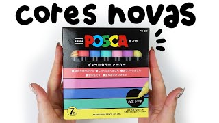 TESTANDO POSCA PASTEL  - QUE CORES FOFAS!