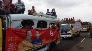 Pawai akbar Kampanye Calon Bupati Lembata Paket SundaY