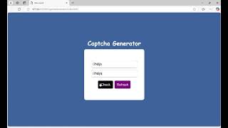 Captcha Generator using HTML CSS JavaScript