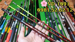 VD 1091:Cần Câu Nhật Bãi Giá Rẻ✔Xả Cần Iso Phíp #Daiwa Chỉ #200K✔Cần Tay #Herabuna 6m3 ~ 5H✔#Japan