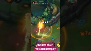 RANK 1 ZERI OP PENTA KILL UNKILLABLE DEMON #leagueoflegends #shorts