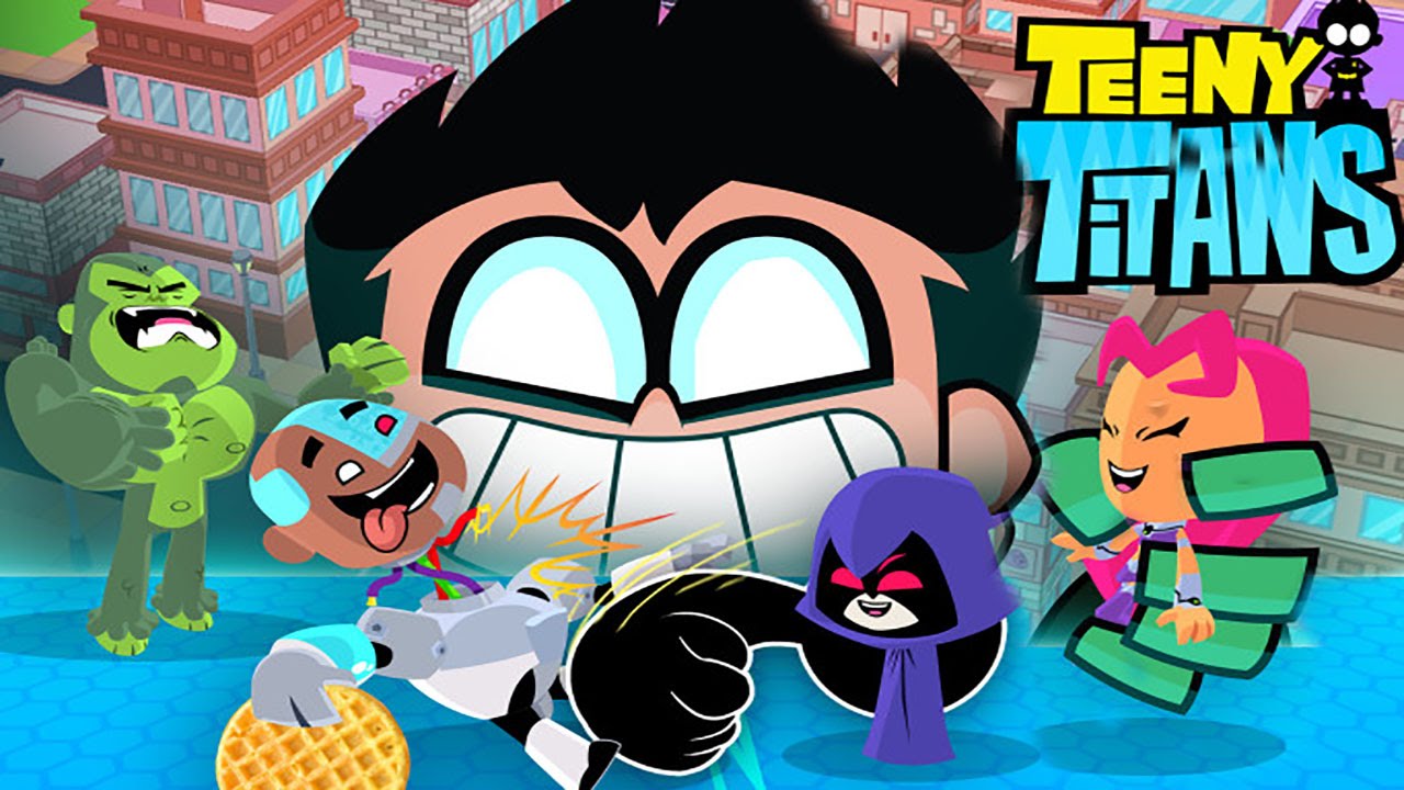 Teeny Titans - A Teen Titans Go! (by Cartoon Network) - Figure Battling ...