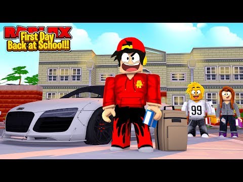Roblox Robloxian High School First Day Back At School - 