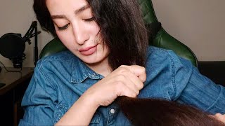 شونه کردن موهام و تعریف خاطره 💆🏻‍♀️ | persian ASMR | ASMR farsi | ای اس ام آر خواب فارسی ایرانی