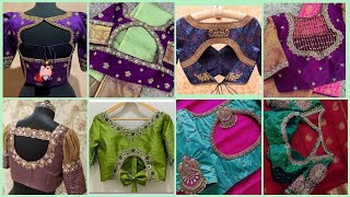 2025 party wear blouse ki designs // blouse back neck design //aari work blouse neck design