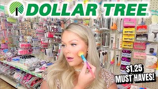 FULL FACE OF DOLLAR TREE MAKEUP | $1.25 MAKEUP YOU NEED 🤩  KELLY STRACK