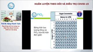 Ống thông mũi lưu lượng cao High-flow Nasal Cannula thiết bị và áp dụng (ThS.BS.  Đặng Thanh Tuấn)