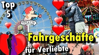 Top 5 Fahrgeschäfte für Verliebte