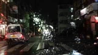 雨の南小岩7丁目~南小岩8丁目（車載動画）江戸川区Tokyo,Japan.