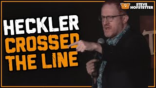 Fan Becomes Heckler - Steve Hofstetter