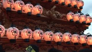 平成２８年伊曽乃神社祭礼川入り序盤