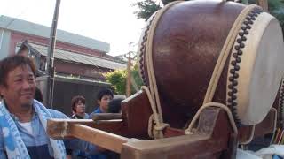 2019 1013／練太鼓；獅子連＜誉田神社秋祭り＞東かがわ市引田●