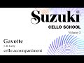 Gavotte - Suzuki Book 3 Cello Ensemble Accompaniment