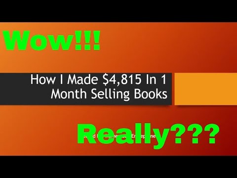 How I Made $4,815 Selling Books On Amazon How I Made $4,815 Selling Books On Amazon
