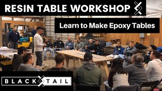 Resin Table Workshop—Learn to Make Epoxy Tables—Woodworking Classes