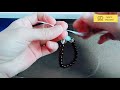 natural clear garnet beads bracelet beading tutorial 石榴石手鏈