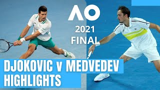 Novak Djokovic vs Daniil Medvedev Full Match Highlights (Final) | Australian Open 2021