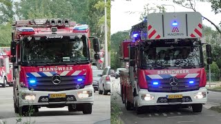 Brandweer Voordorp met spoed naar een flatbrand in Utrecht!