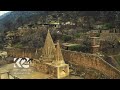 an aerial view of lalish the yezidi spiritual heartland in the kurdistan region s shekhan district