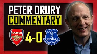 PETER DRURY COMMENTARY! ARSENAL 4-0 EVERTON 🔥