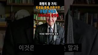 화평의 참 가치 : 희생을 통해 이루어진 진정한 화평과 그리스도의 증인들 / 존 스토트