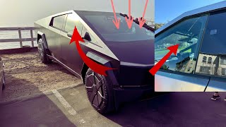 Tesla Cybertruck Armor Glass windows resist break in attempt