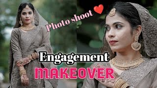 അങ്ങിനെ ഞാൻ വീണ്ടും മണവാട്ടിയായി ❤️🥰 Engagement Photo Shoot/Make over video 🙏😎💃