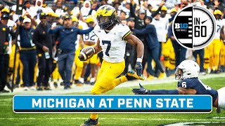 Michigan at Penn State | Nov. 11, 2023 | B1G Football in 60