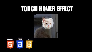 Torch Hover Effect | HTML, CSS & JS Tutorial