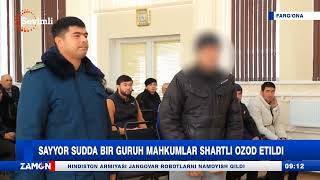 Sayyor sudda bir guruh mahkumlar shartli ozod etildi (Farg'ona)