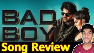 Saaho The Bad Boy Song Reaction | Jacqueline Fernandez | Prabhas