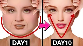 25 min🔥 V Shape Face Exercise | Japanese Face Massage to Slim Down Your Face and Reduce Double Chin