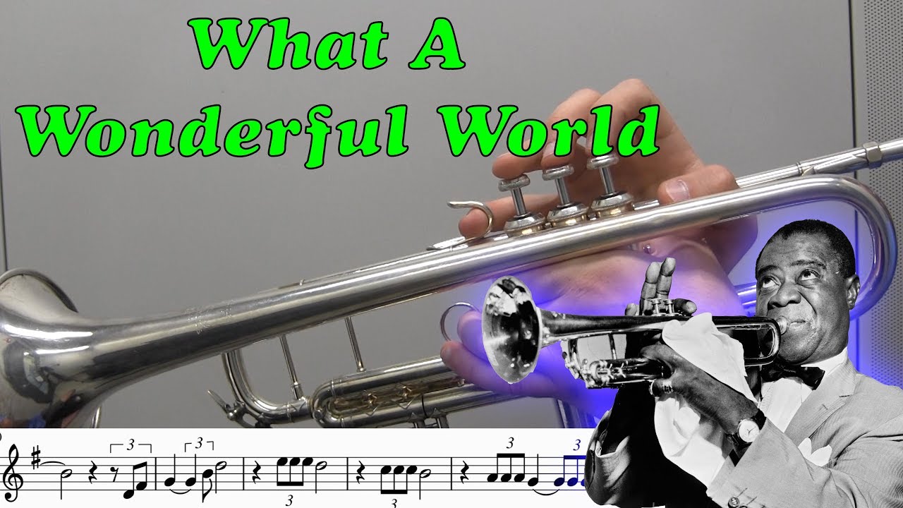 How To Play What A Wonderful World On Trumpet (Louis Armstrong) - YouTube