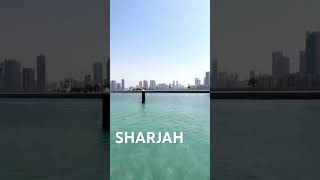 Sharjah UAE 🇦🇪 - A beautiful city - Sharjah open public beach free entry  #sharjah #dubai #uae