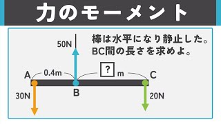 【力のモーメント】求め方＆イメージを解説【物理】