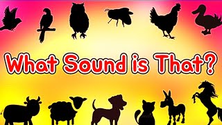 What Sound Is That? | Animal Sounds Song for Toddlers | Fun Nursery Rhyme by Cocomomokidstv