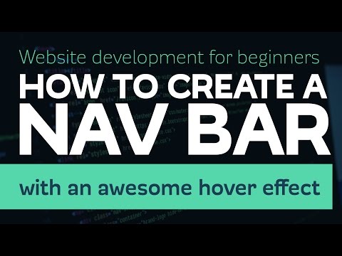 How to create an awesome navigation bar with HTML & CSS How to create an awesome navigation bar with HTML & CSS