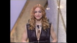Madonna presents Best Original Song at the 70th Academy Awards, 1998
