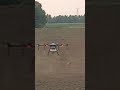 Agricultural drone spraying in field modern technology #shorts